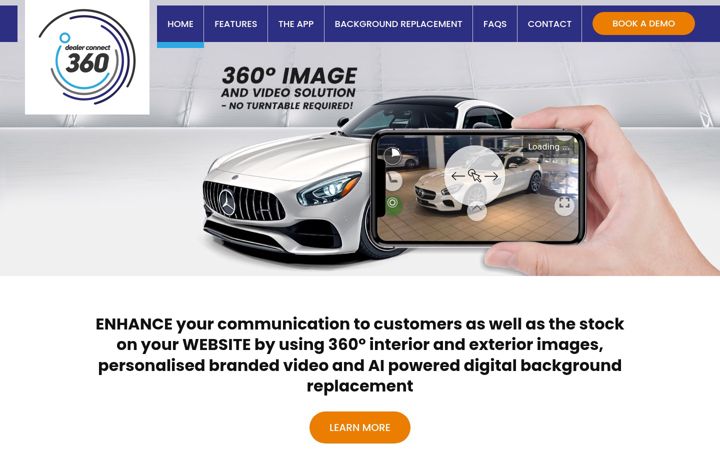 Screenshot of dealerconnect360.co.uk