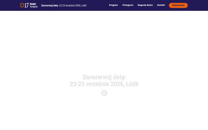 Screenshot van dealerkongres.pl