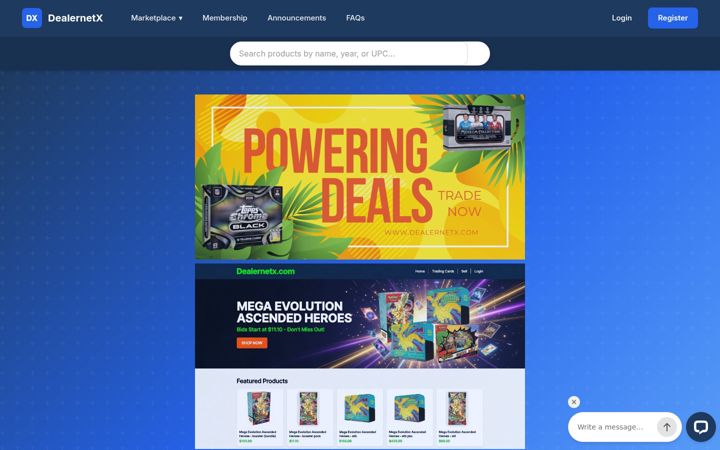 Screenshot of dealernetx.com