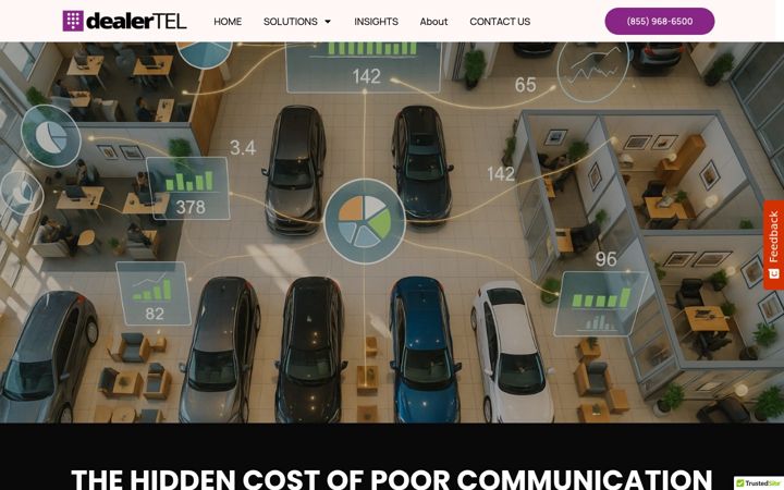 Screenshot of dealertel.com