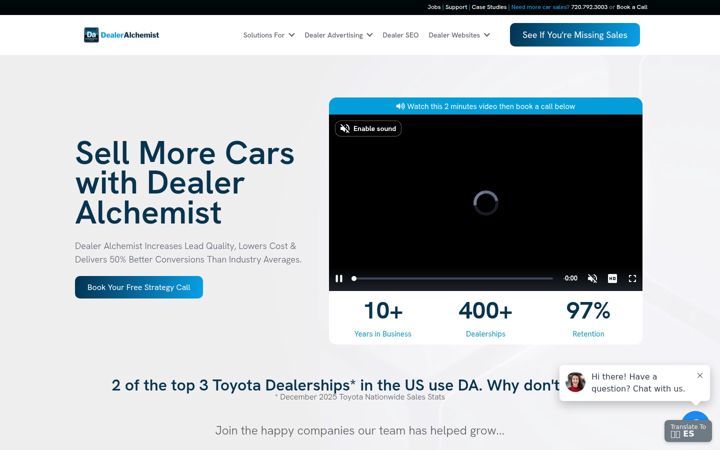 Screenshot of dealervenom.com