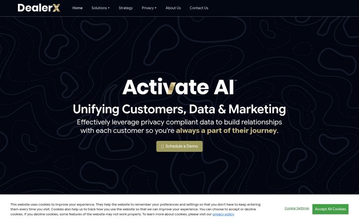 Screenshot of dealerx.com