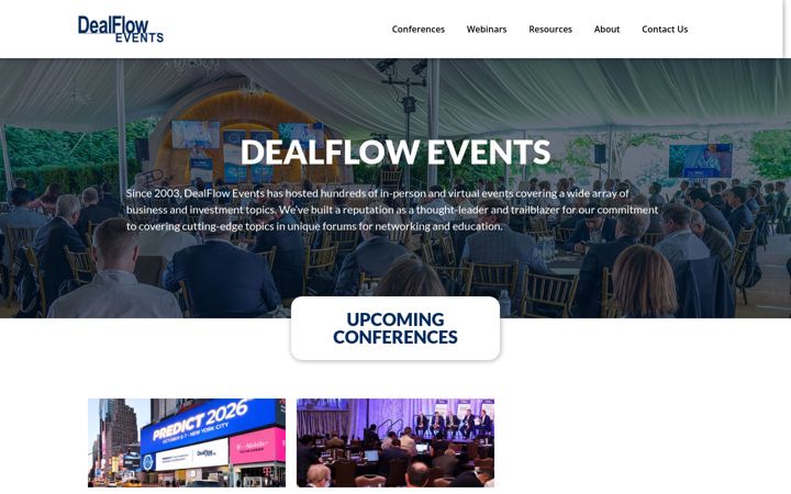 Screenshot of dealflowevents.com