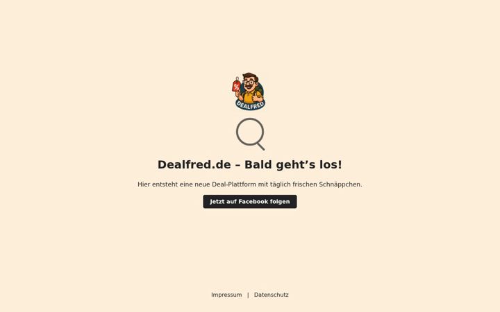 Screenshot of dealfred.de