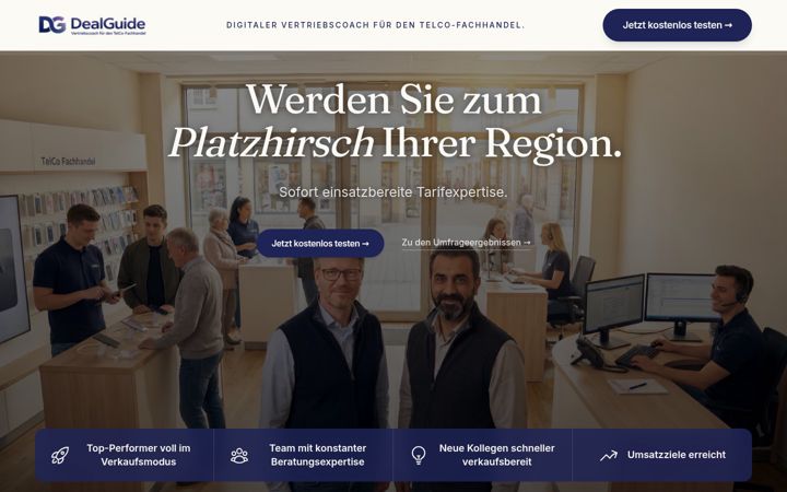 Screenshot of dealguide.eu