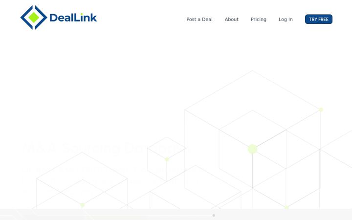 Екранна снимка на deallink.io