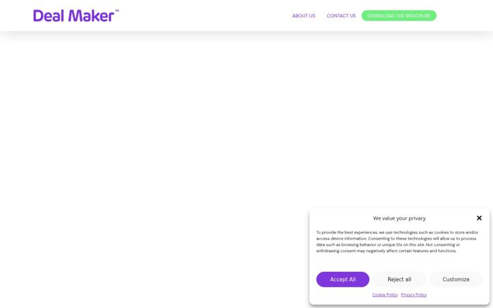 Screenshot of dealmakergame.com