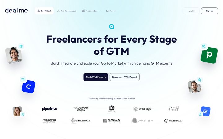 Екранна снимка на dealme.io