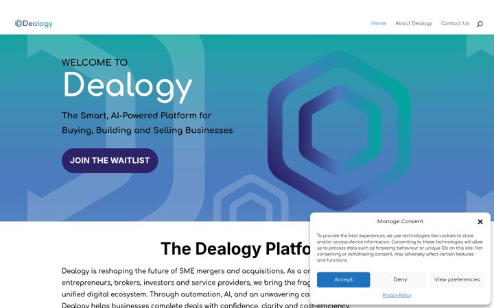 Screenshot of dealogy.com
