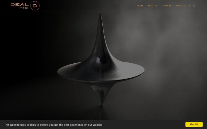 Screenshot van dealpitch.eu