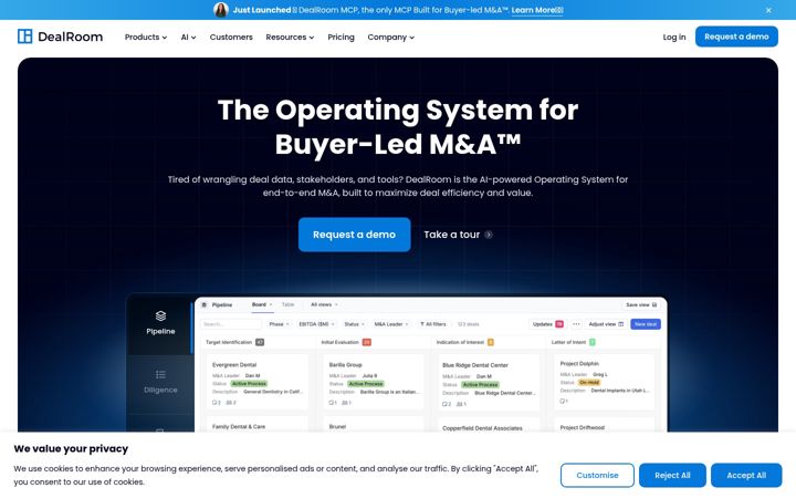 Képernyőkép: dealroom.net