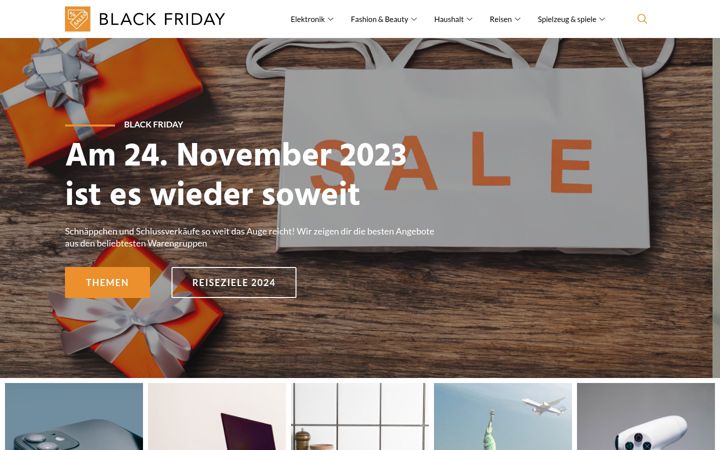 Screenshot of dealsblackfriday.de