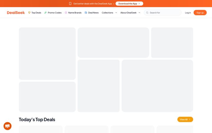 Screenshot of dealseek.com
