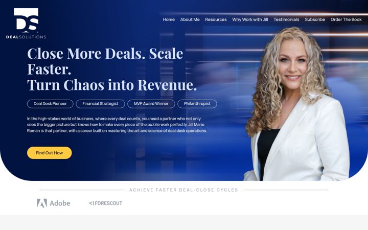 Captura de ecrã de dealsolutions.net