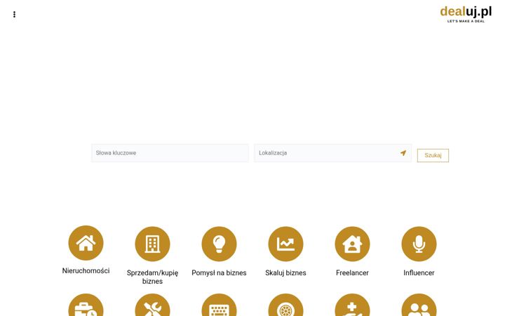Screenshot van dealuj.pl