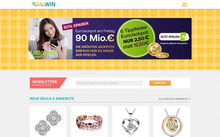 Screenshot of dealwin.de