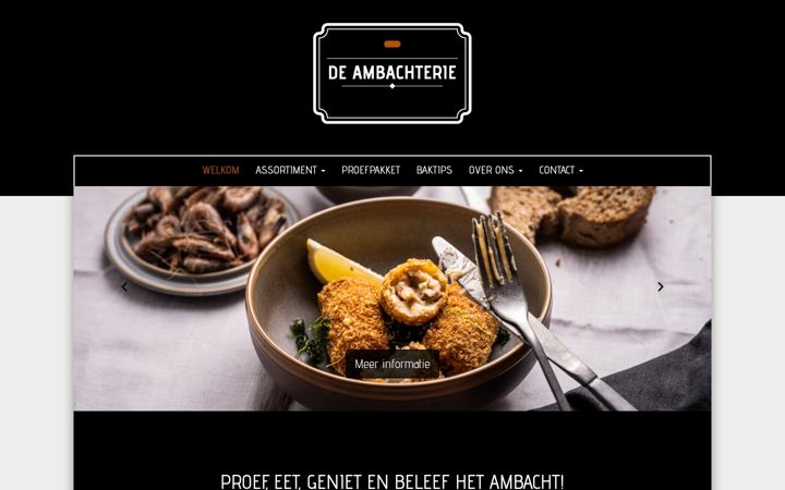 Screenshot of deambachterie.be