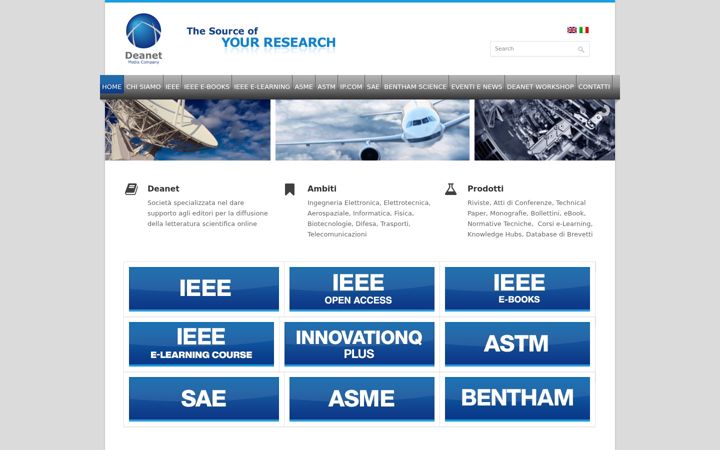 Screenshot of deanet.com