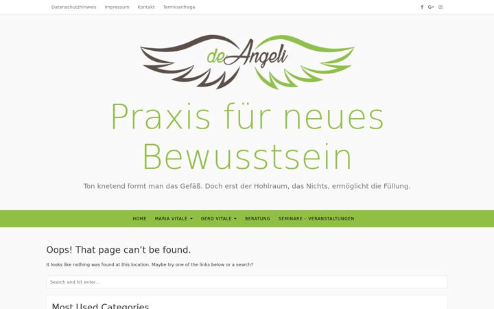 Screenshot of deangeli.de