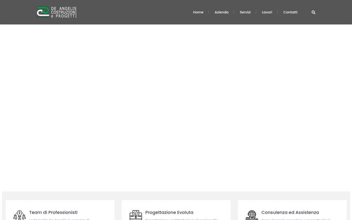 Screenshot of deangeliscostruzioni.it