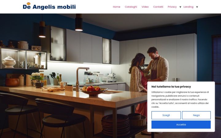 Screenshot of deangelismobili.com