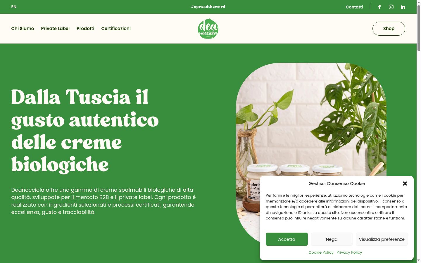 Sutikimo reklamjuostės, rodytos prieš bet kokią sąveiką, ekrano kopija