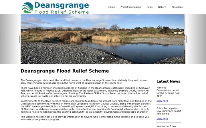 Skærmbillede af deansgrangefrs.ie