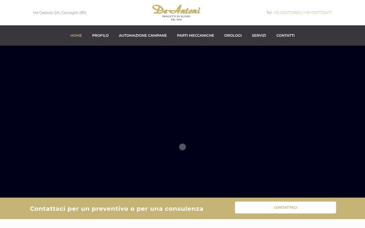 Screenshot of deantonicampane.it