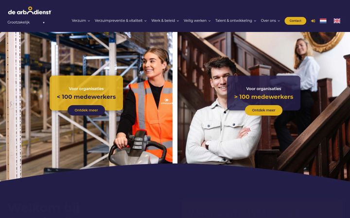 Screenshot van dearbodienst.nl