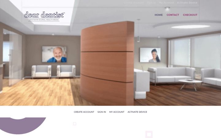 Skjermbilde av deardentist.co.uk