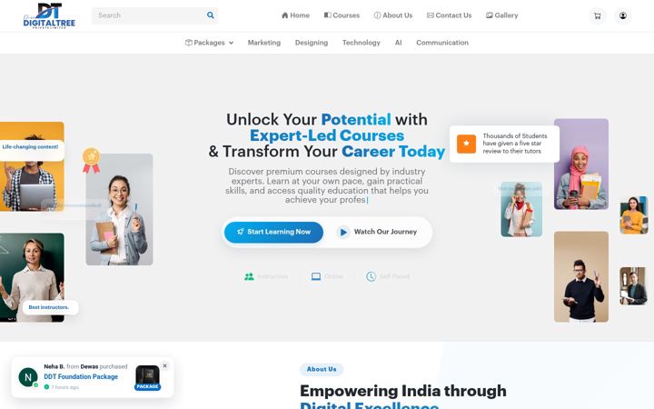 Screenshot of deardigitaltree.com