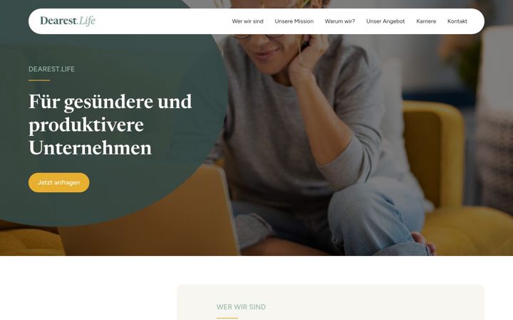 Screenshot of dearestlife.de