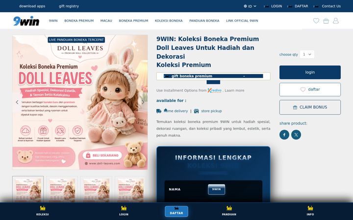 Screenshot of dearlittledolliesltd.com