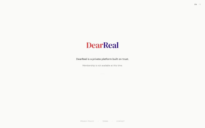 Screenshot von dearreal.fr