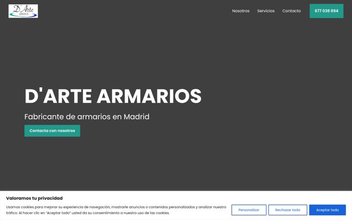 Screenshot of deartearmarios.com