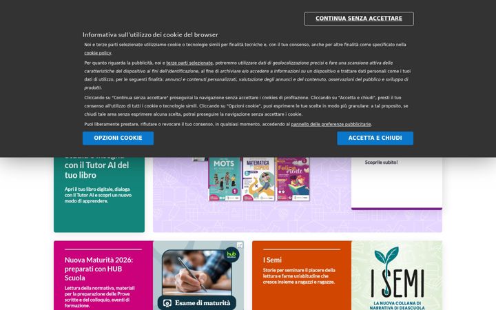 Ekraanipilt saidist deascuola.it