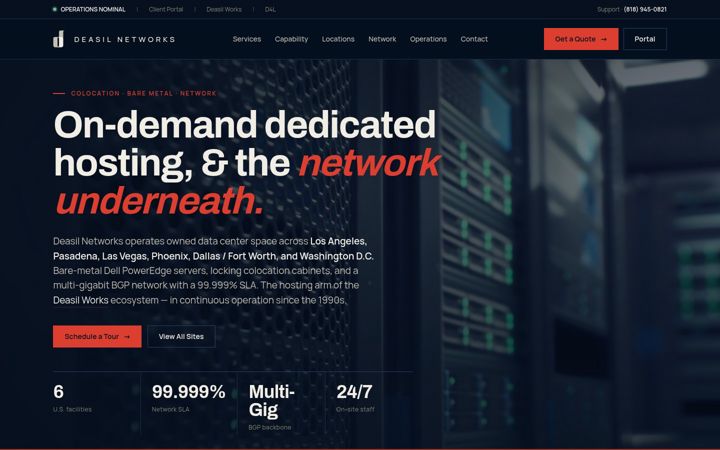 Screenshot of deasilnet.com