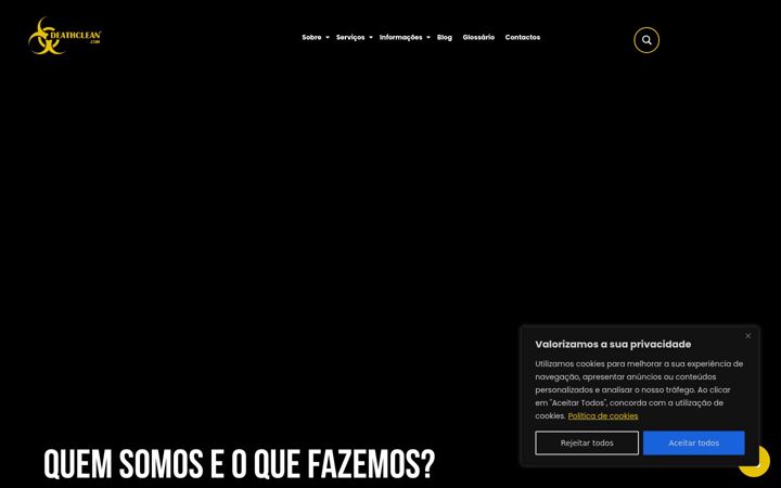 Screenshot of deathclean.com