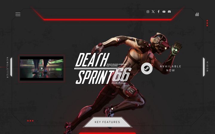 Screenshot of deathsprint66.com