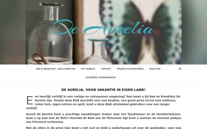 Screenshot van deaurelia.nl