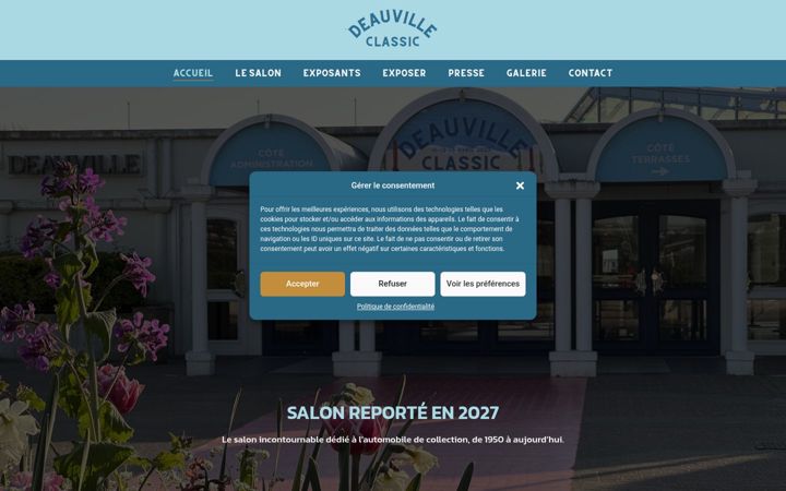 Screenshot von deauville-classic.fr