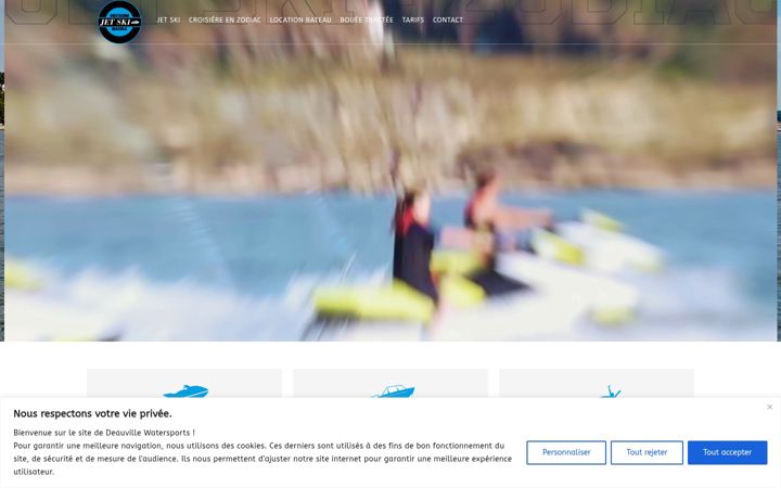 Screenshot von deauvillewatersports.fr