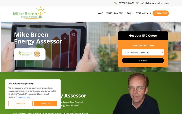Screenshot of deawestmids.co.uk