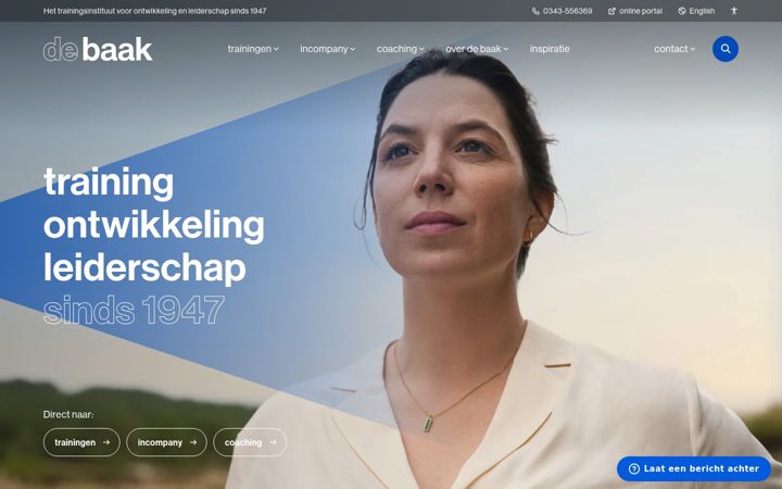 Screenshot van debaak.nl