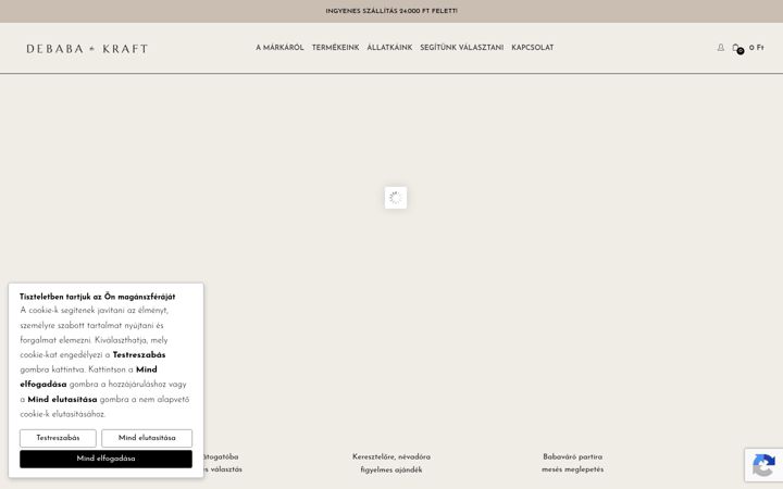 Screenshot of debabakraft.com