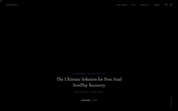 Screenshot of debachere.com