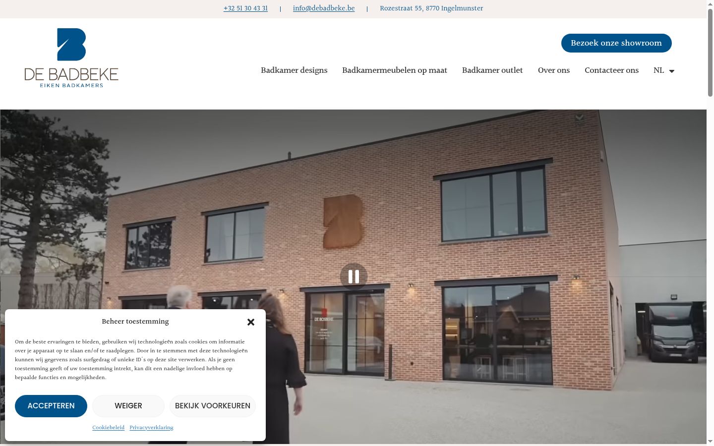 Screenshot tal-banner tal-kunsens muri qabel kwalunkwe interazzjoni