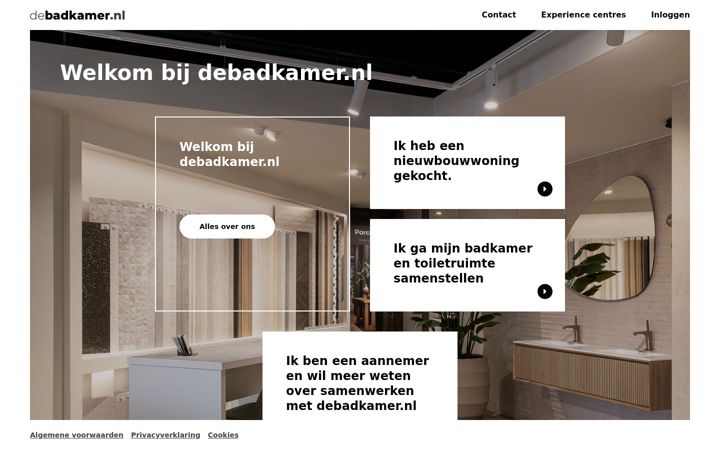 Screenshot van debadkamer.nl