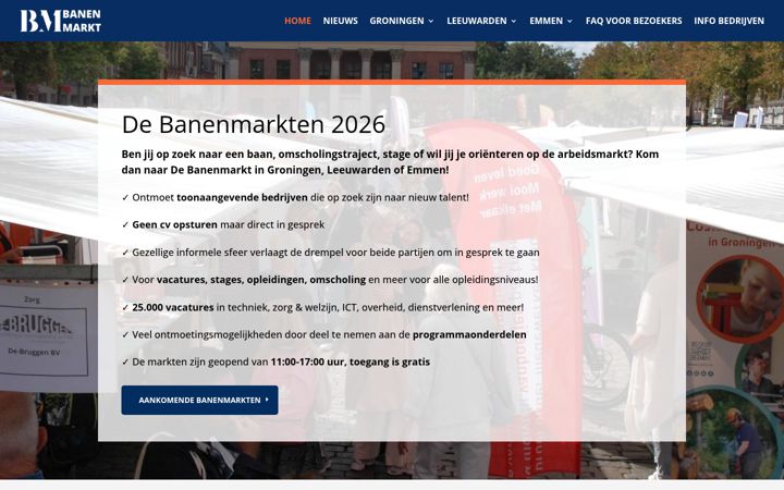 Captura de ecrã de debanenmarkten.nl