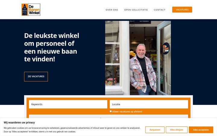 Captura de ecrã de debanenwinkel.nl